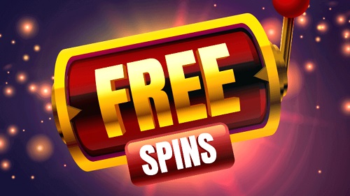 "Player unlocking free spins through in-game promotions on a mobile app."