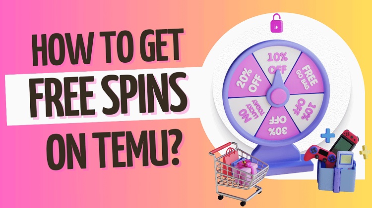 "Temu user earning free spins through alternative methods without sharing posts on social media."