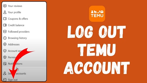 How to Log Out of Temu