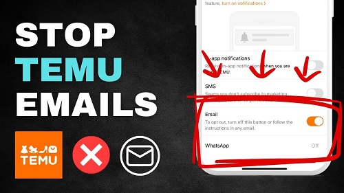 How to Disable Temu Email Notifications- How to Disable Temu Notifications