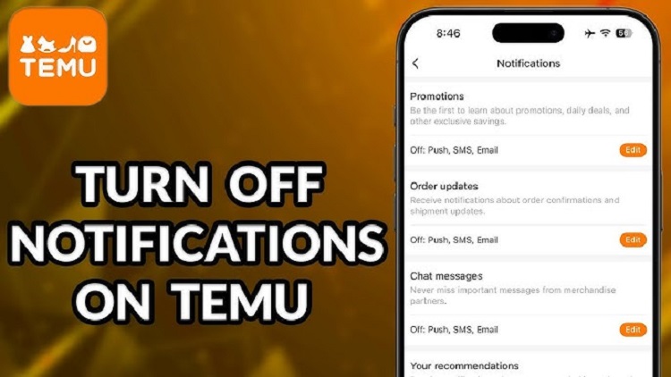 How to Disable Temu Notifications: A Complete Guide